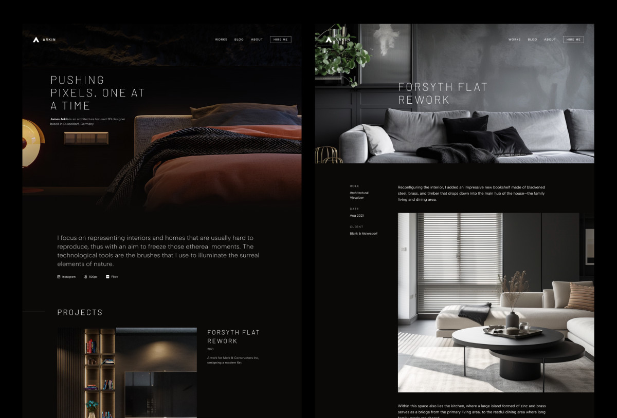 ARKIN — Portfolio Template Preview Image 1