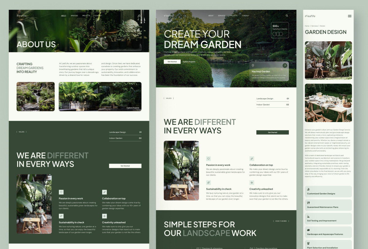 LeafLife - Garden Landscape Design Service Preview Image 1